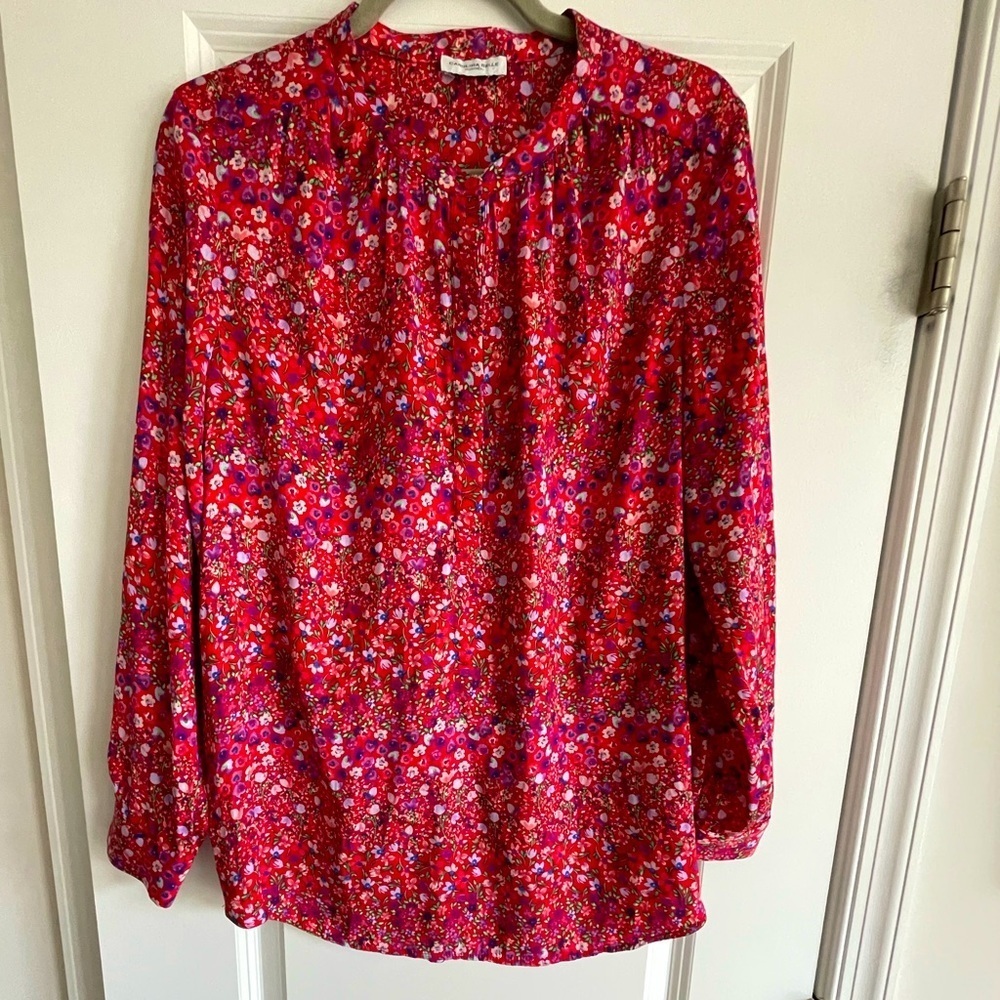 Carolina Belle floral blouse like new